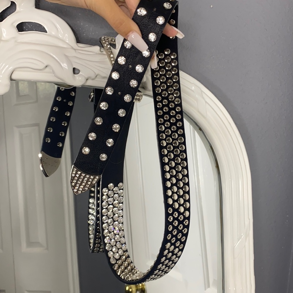 Western Rhinestone Belt - Picture 2 of 2